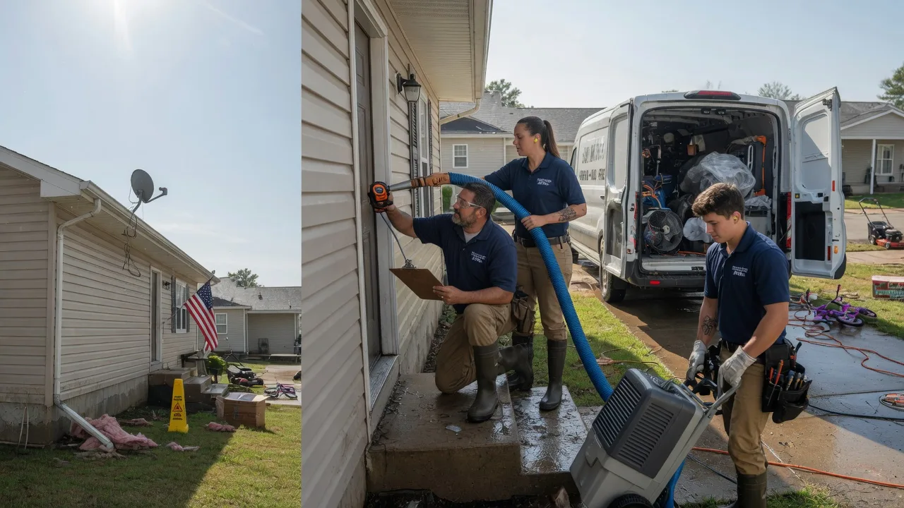Ceiling Water Damage Restoration in Chubbuck, ID near me
